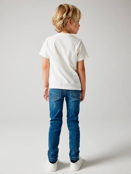 Jean garçon slim morphologique FIN denim black+DENIM BRUT+denim gris+DENIM GRIS FONCE+double stone+STONE - vertbaudet enfant 