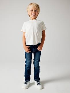 -Rechte jeans voor jongens MorphologiK "waterless" met heupomtrek Medium