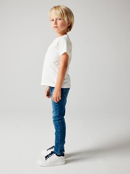 Jean garçon slim morphologique FIN denim black+DENIM BRUT+denim gris+DENIM GRIS FONCE+double stone+STONE - vertbaudet enfant 