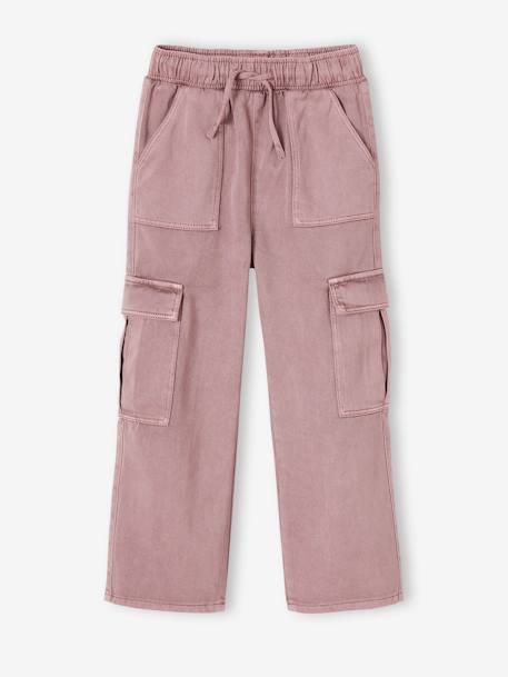 Fille-Pantalon-Pantalon fille cargo facile à enfiler