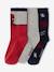 Lot de 3 paires de chaussettes Marvel Spider-Man rouge - vertbaudet enfant 
