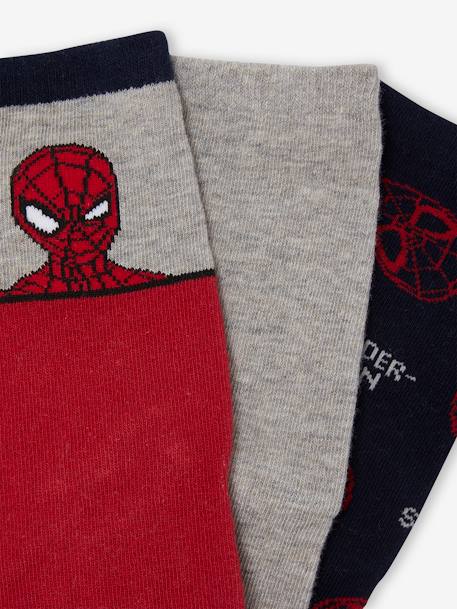 Lot de 3 paires de chaussettes Marvel Spider-Man rouge - vertbaudet enfant 