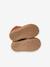 Bottines en cuir lacées et zippées bébé rouille - vertbaudet enfant 