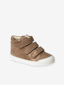 Chaussures-Chaussures fille 23-38-Baskets, tennis-Baskets MID cuir scratchées fille collection maternelle