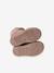 Baskets fourrées lacées, scratchées et zippées bébé rose nude - vertbaudet enfant 