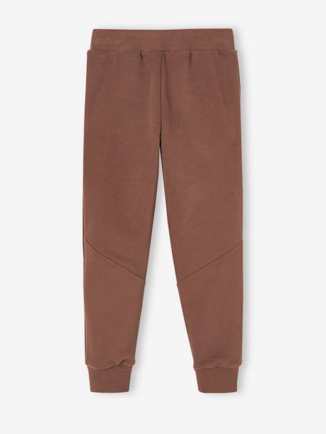 Joggingbroek jongen Athletic antraciet+chocoladebruin+korstmos - vertbaudet enfant 