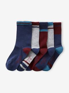 Garçon-Sous-vêtement-Lot de 5 paires de chaussettes colorblock garçon