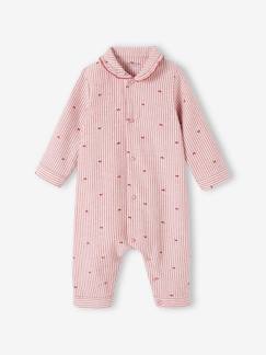 Baby-Pyjama,  overpyjama-Katoenen babyslaappakje met opening aan de voorkant