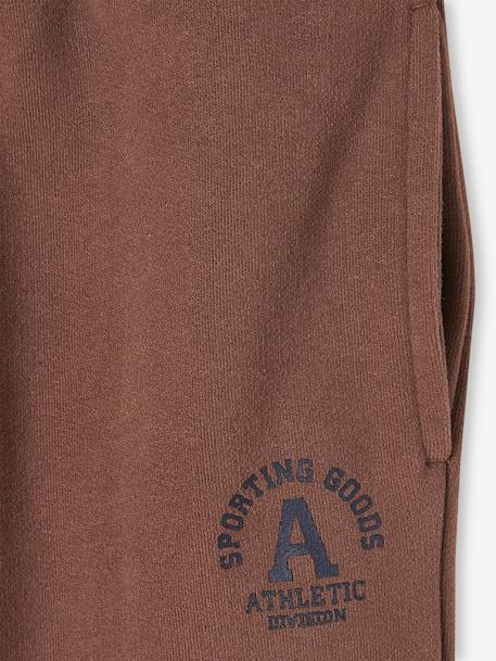 Joggingbroek jongen Athletic antraciet+chocoladebruin+korstmos - vertbaudet enfant 
