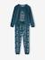 Pyjama garçon velours fusée phosphorescente bleu canard - vertbaudet enfant 