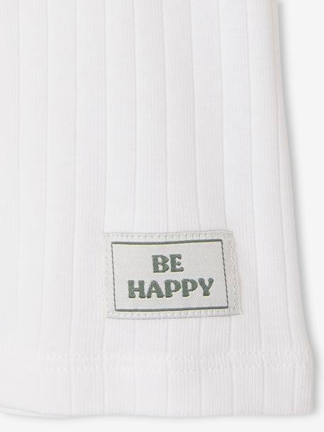 Lot de 3 T-shirts manches courtes ours en maille côtelée garçon vert émeraude - vertbaudet enfant 