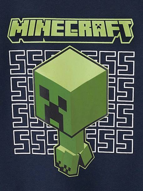 Minecraft® jongenssweatshirt marineblauw - vertbaudet enfant 
