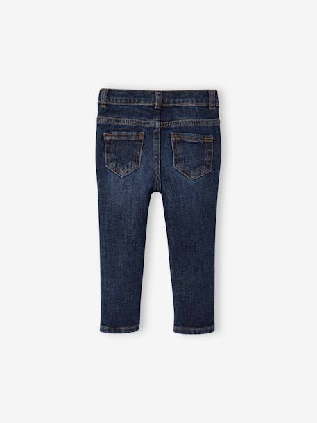 Babyjeans rechte pasvorm BASICS ongewassen denim - vertbaudet enfant 