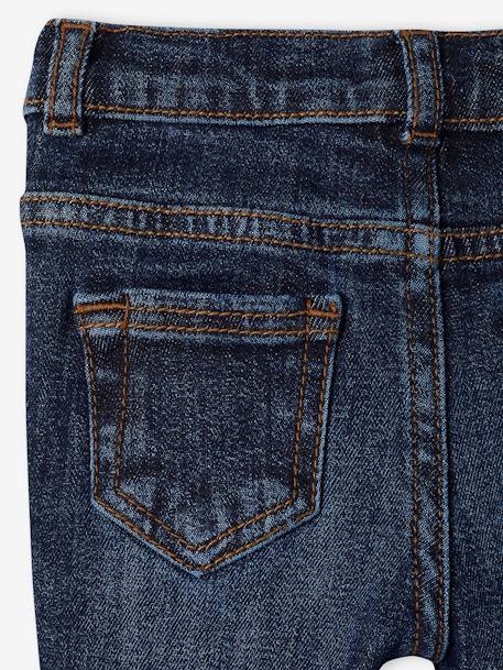Babyjeans rechte pasvorm BASICS ongewassen denim - vertbaudet enfant 