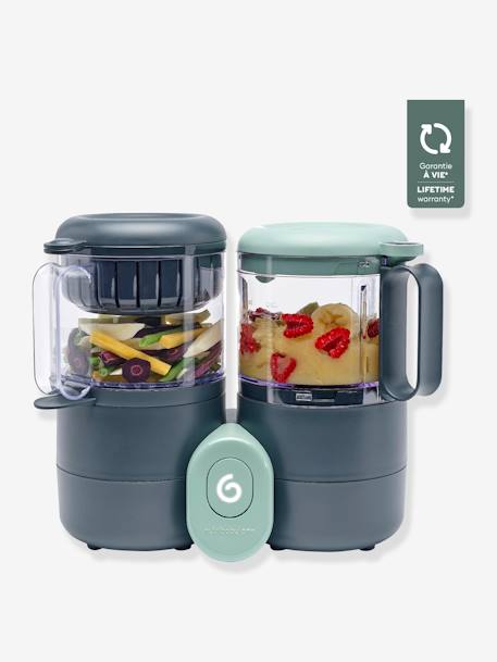 BABYMOOV Nutribaby One multifunctionele keukenmachine, kookplaat en blender Zwart/grijs - vertbaudet enfant 