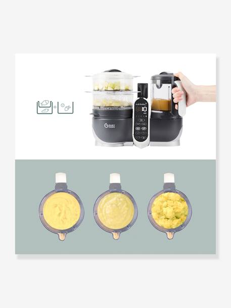 Robot multifonction Nutribaby+ Préparateur culinaire cuiseur et mixeur beige+Industrial grey - vertbaudet enfant 
