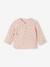 Vestje voor pasgeborenen van katoengaas met opening roze (poederkleur) - vertbaudet enfant 