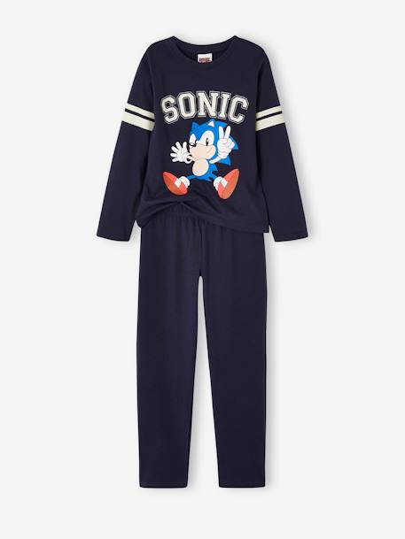 Sonic® the Hedgehog jongenspyjama marineblauw - vertbaudet enfant 