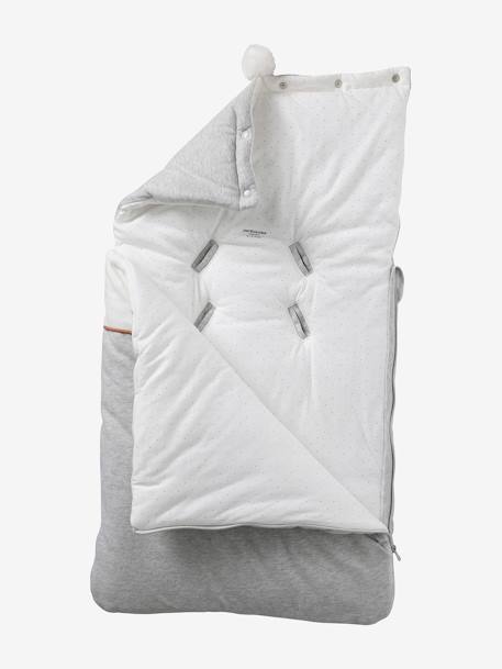 Nid d'ange MINI COMPAGNIE en coton bio* gris chiné - vertbaudet enfant 