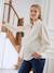 Blouse gaze de coton grossesse et allaitement écru - vertbaudet enfant 