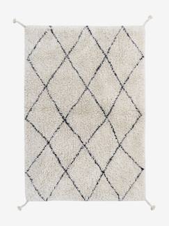 Linnengoed en decoratie-Decoratie-Wasbaar katoenen tapijt Mini Berbere Zwart & Wit - LORENA CANALS