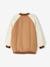 Blouson teddy en lainage et sherpa fille animation en bouclettes camel - vertbaudet enfant 