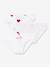 Set van 3 katoenen slipjes met hartjes voor meisjes - PETIT BATEAU witte hartjes - vertbaudet enfant 