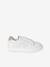 Baskets en cuir enfant blanc - vertbaudet enfant 