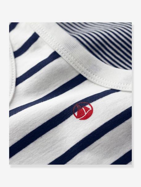 Lot de 2 débardeurs en coton bio lot bleu - vertbaudet enfant 