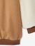 Blouson teddy en lainage et sherpa fille animation en bouclettes camel - vertbaudet enfant 