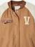 Blouson teddy en lainage et sherpa fille animation en bouclettes camel - vertbaudet enfant 