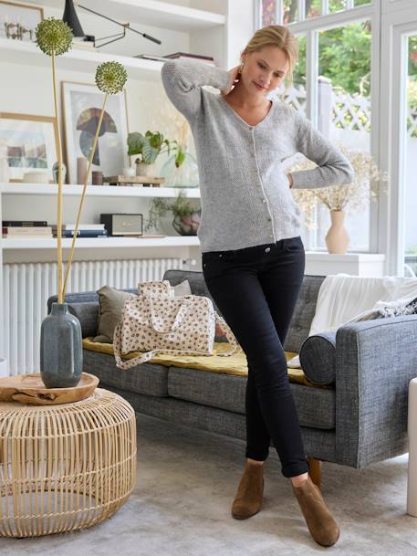 Jean de grossesse skinny denim brut+noir+stone - vertbaudet enfant 