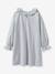 Nachthemd voor meisjes van fluweel CYRILLUS wit, bedrukt - vertbaudet enfant 