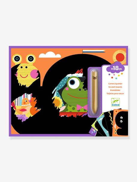 Kraskaarten - Leuk om te ontdekken - DJECO meerkleurig - vertbaudet enfant 