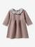 Babyjurk van tricot met col van Liberty® CYRILLUS-stof rozen - vertbaudet enfant 