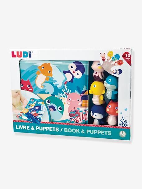 Livre Pupets Mer - bleu - vertbaudet enfant 