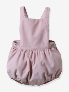 Baby-Salopette, jumpsuit-Overall van fluweel CYRILLUS
