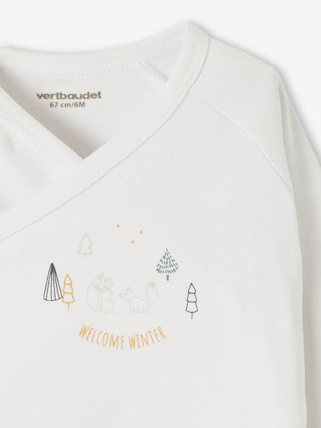 Lot de 5 bodies bébé évolutif ouverture naissance bleu grisé - vertbaudet enfant 