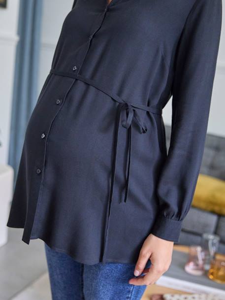 Chemise grossesse et allaitement noir - vertbaudet enfant 