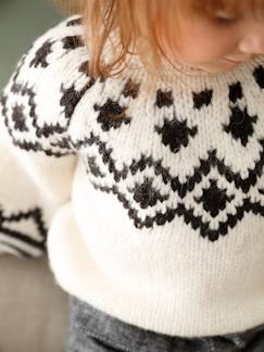 Baby-Trui, vest, sweater-Jacquard  babytrui