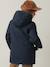 Warme jongensparka CYRILLUS karamel+marineblauw - vertbaudet enfant 