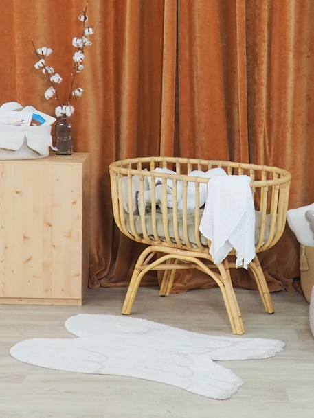 Tapis coton Lavable Mini Ailes D'ange - blanc - vertbaudet enfant 