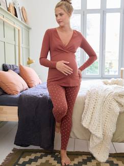 Zwangerschapskleding-Pyjama, homewear-2-delige set zwangerschaps- en voedingspyjama Oeko-Tex®