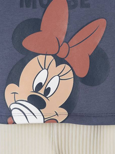 Disney® set voor babymeisje fleece sweater + fluwelen broek leiblauw - vertbaudet enfant 