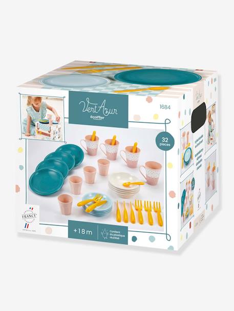 Service Picnic - Vert Azur - bleu - vertbaudet enfant 