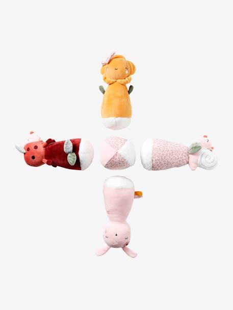 Jeu de quilles en tissu VOYAGE AU PAYS ROSE rose - vertbaudet enfant 
