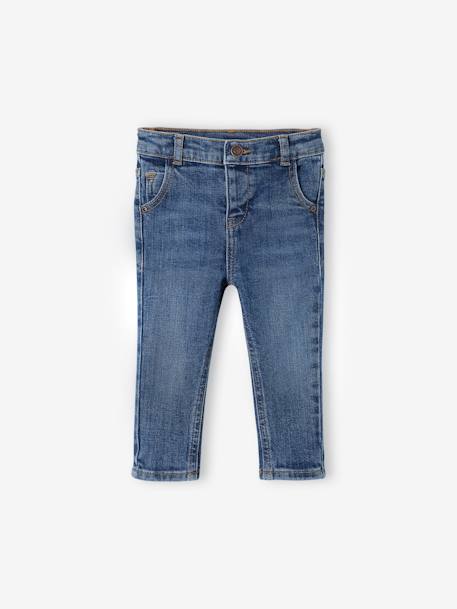 Jean bébé coupe droite BASICS stone - vertbaudet enfant 