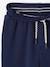 Sport joggingbroek van molton jongens korstmos+marineblauw - vertbaudet enfant 