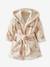 Peignoir de bain bébé en coton bio* personnalisable HAPPY SKY beige imprimé - vertbaudet enfant 