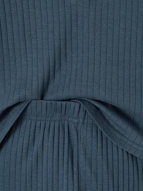 Lot de 2 pyjamas garçon ours maille côtelée vert émeraude - vertbaudet enfant 